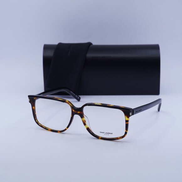 Final Price! Saint Laurent SL599OPT 001 Black/Havana Eyeglasses 58mm - Picture 1 of 12